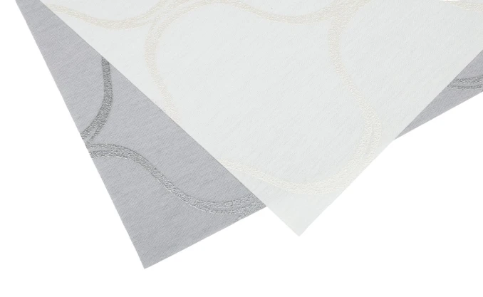 Mustertafel der Rollostoffe